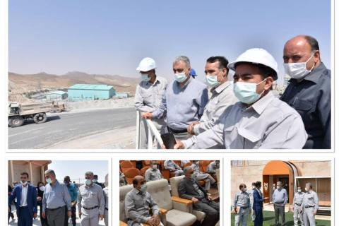 بازدید مدیرعامل شرکت ملی صنایع مس از طرح های توسعه ای